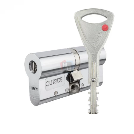 Цилиндр Abloy Protec 2 137 (56x81) CY322 ключ-ключ CR хром