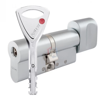 Цилиндр Abloy Protec 2 107 (56x51T) CY323 ключ-тумблер HCR хром матовый