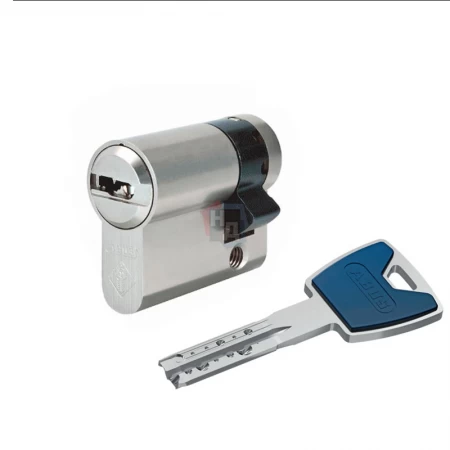 Цилиндр Abus P12R 65 (55x10) ключ-половинка никель