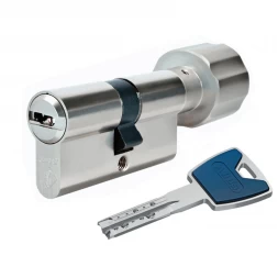 Цилиндр Abus P12R 90 (40x50T) ключ-тумблер никель