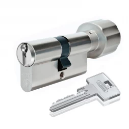Цилиндр Abus S60P 60 (30x30T) ключ-тумблер никель