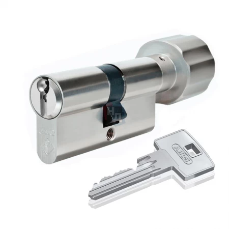 Цилиндр Abus S60P 80 (40x40T) ключ-тумблер никель
