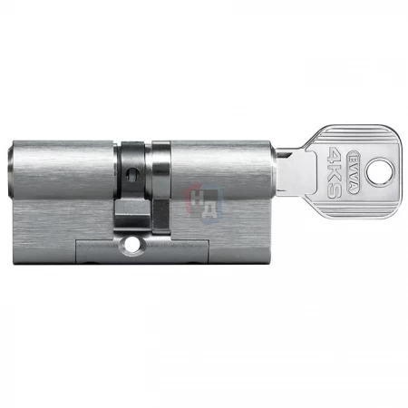 Цилиндр Evva 4KS 102 (41x61) ключ-ключ никель
