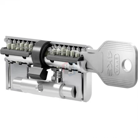 Цилиндр Evva 4KS 152 (76x76) ключ-ключ бронза