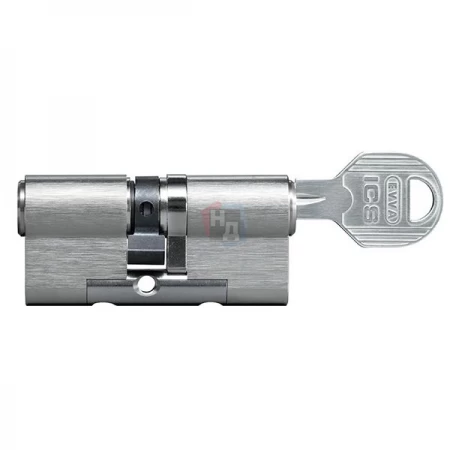 Цилиндр Evva ICS 167 (81x86) ключ-ключ никель