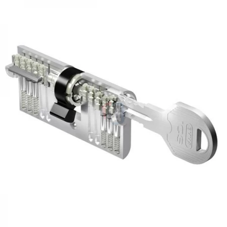 Цилиндр Evva ICS 167 (81x86) ключ-ключ никель