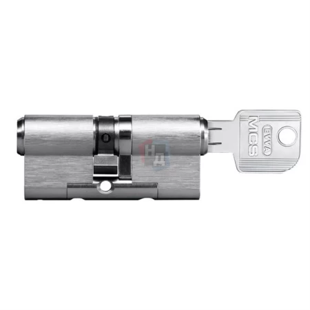 Цилиндр Evva MCS 137 (56x81) ключ-ключ никель