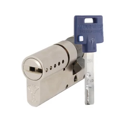 Цилиндр MUL-T-LOCK MTL600/Interactive+ 42,5 (33x9,5) ключ-половинка NST никель сатин