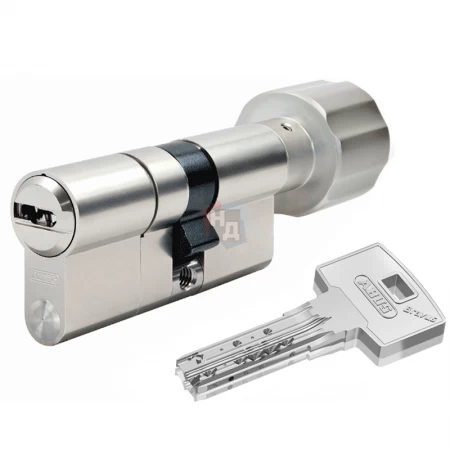 Цилиндр Abus Bravus 3500 Magnet MX 90 (50x40T) ключ-тумблер никель
