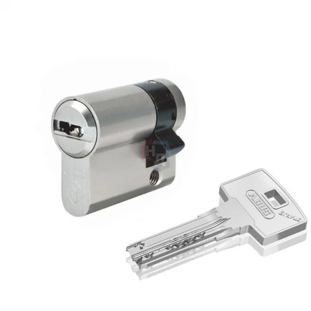 Цилиндр Abus Bravus 1000 Compact 65 (55x10) ключ-половинка никель