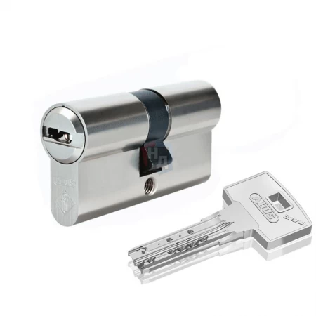 Цилиндр Abus Bravus 2000 Compact 105 (50x55) ключ-ключ никель