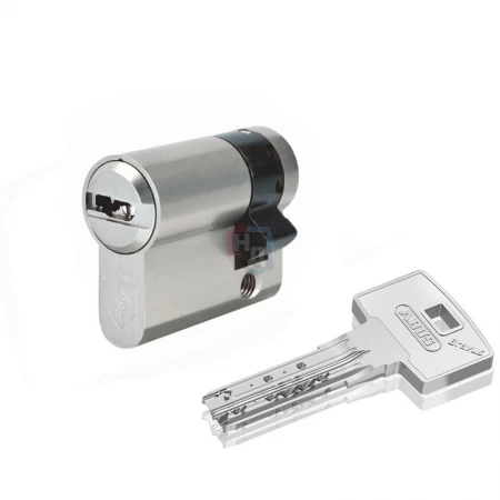 Цилиндр Abus Bravus 3000 Compact 50 (40x10) ключ-половинка никель