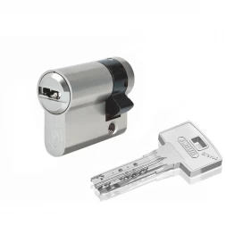 Цилиндр Abus Bravus 4000 Compact 40 (30x10) ключ-половинка никель