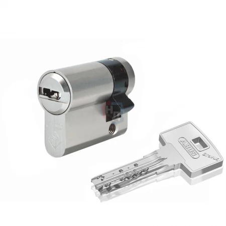 Цилиндр Abus Bravus 4000 Compact 40 (30x10) ключ-половинка никель