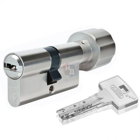 Цилиндр Abus Bravus 4000 Compact 75 (30x45T) ключ-тумблер никель