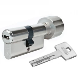 Цилиндр Abus M12R 70 (35x35T) ключ-тумблер никель
