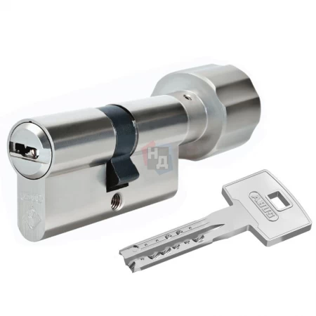 Цилиндр Abus M12R 90 (50x40T) ключ-тумблер никель