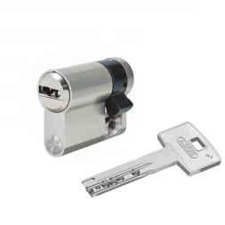 Цилиндр Abus Vela 1000 40 (30x10) ключ-половинка никель