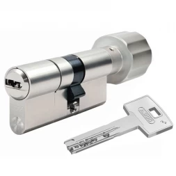 Цилиндр Abus Vela 1000 80 (40x40T) ключ-тумблер никель