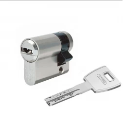 Цилиндр Abus X12R 40 (30x10) ключ-половинка никель