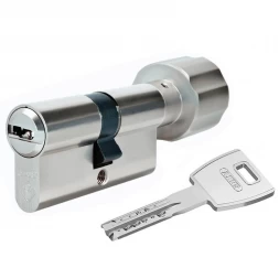 Цилиндр Abus X12R 60 (30x30T) ключ-тумблер никель