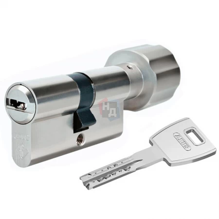 Цилиндр Abus X12R 85 (45x40T) ключ-тумблер никель