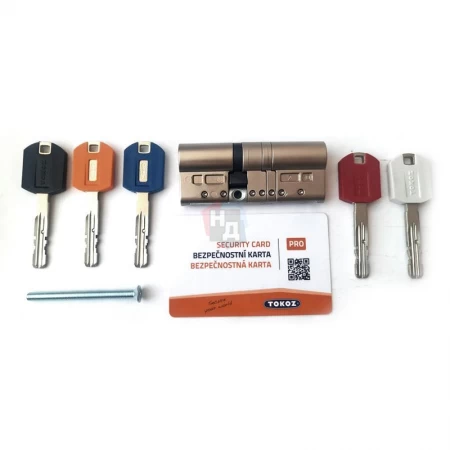 Цилиндр Tokoz PRO 400 Hard 128 (63x65) ключ-ключ никель