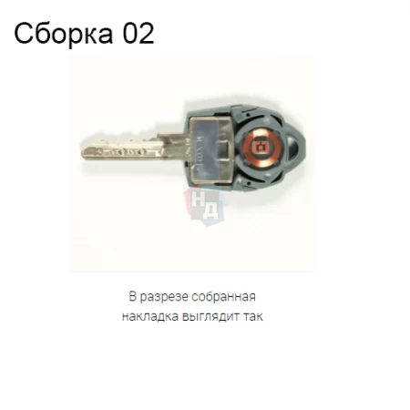 Декоративная накладка на ключ Abus CombiCap зеленый