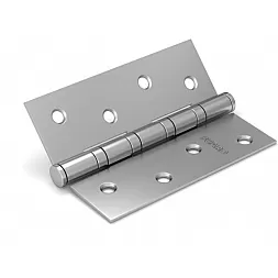 Петля дверная врезная Fuaro 4BB 100*75*2.5 никель матовый