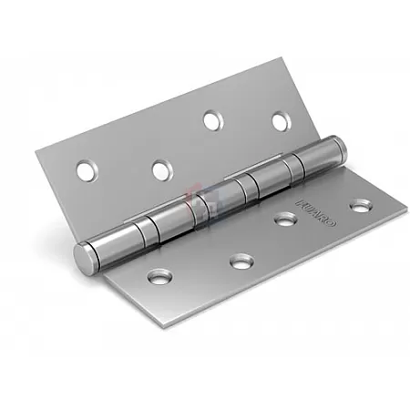 Петля дверная врезная Fuaro 4BB 100*75*2.5 никель матовый