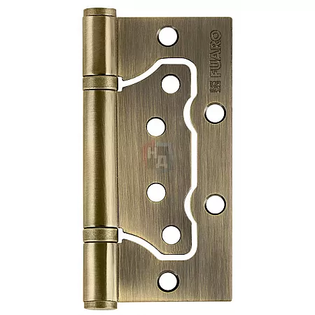 Петля дверная накладная Fuaro 500-2BB 100*75*2.5 бронза