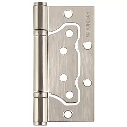 Петля дверная накладная Fuaro 500-2BB 100*75*2.5 никель матовый