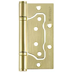 Петля дверная накладная Fuaro 500-2BB 100*75*2.5 латунь матовая