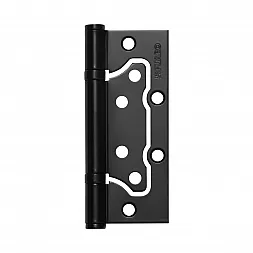 Петля дверная накладная Fuaro 300-2BB 100*64*2 черный (узкая)