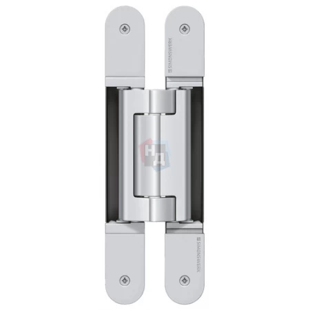 Петля дверная скрытая Simonswerk TE 640 3D хром серебро (124) F1