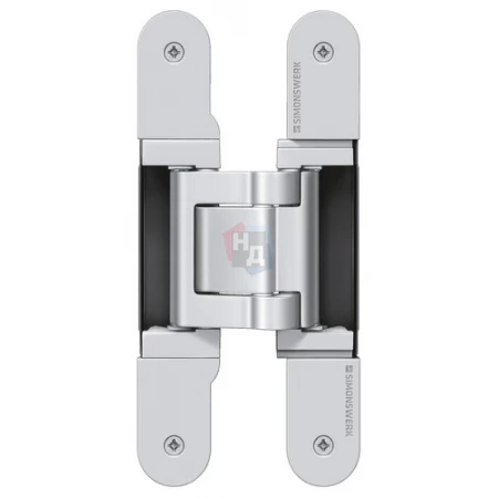 Петля дверная скрытая Simonswerk TE 541 3D FVZ хром серебро (124) F1