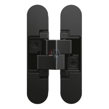 Петля дверная скрытая ANSELMI AN 107 3D С60 c доводчиком черный