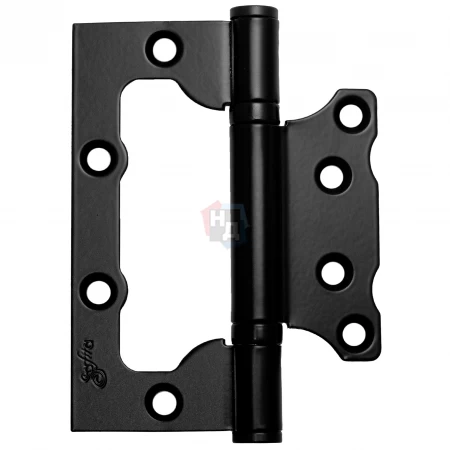 Петля дверная накладная Safita 100*75*3 2BB BLACK черный