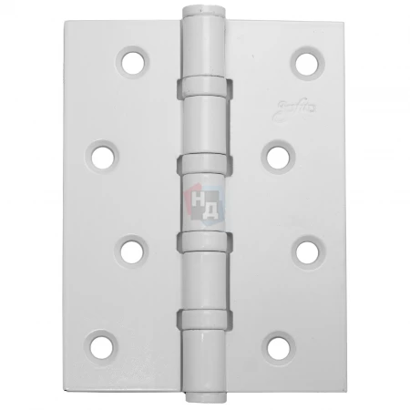 Петля дверная врезная Safita 100*75*2.5 4BB WHITE белый