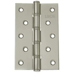 Петля дверная врезная Linde H-120 SN 125*75*2.5 никель матовый