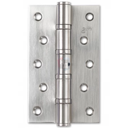 Петля дверная врезная Safita 125*75*3 4BB SN сатин никель
