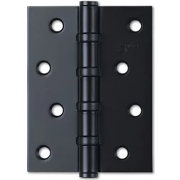 Петля дверная врезная Safita 100*75*2.5 4BB MB матовый черный