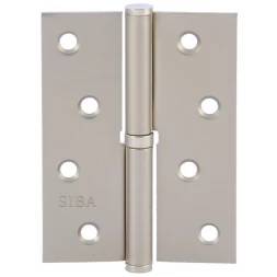 Петля дверная врезная SIBA 1BB 100*75*2.5 SN никель матовый правая