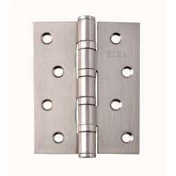 Петля дверная врезная SIBA 4BB 100*75*3 SN никель матовый универсальная