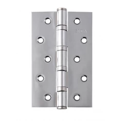 Петля дверная врезная SIBA 4BB 125*75*3 CP хром полированный универсальная