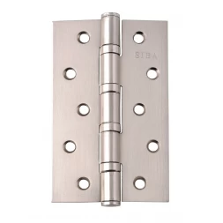 Петля дверная врезная SIBA 4BB 125*75*3 SN никель матовый универсальная