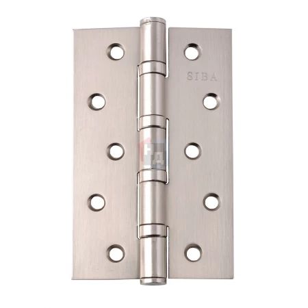 Петля дверная врезная SIBA 4BB 125*75*3 SN никель матовый универсальная