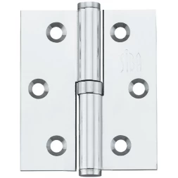 Петля дверная врезная SIBA 1BB 75*63*2.5 CP хром полированный левая