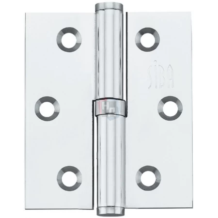 Петля дверная врезная SIBA 1BB 75*63*2.5 CP хром полированный левая