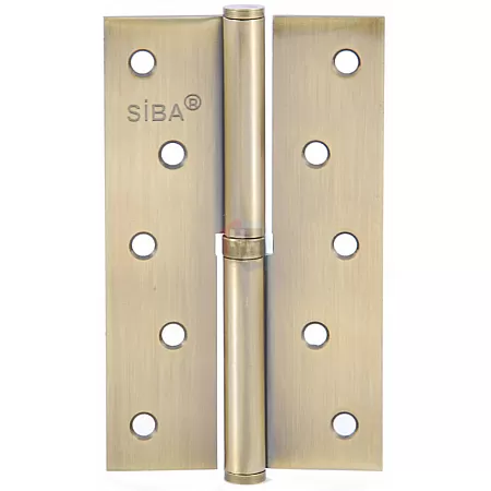 Петля дверная врезная SIBA 1BB 125*75*2.5 AB бронза античная правая